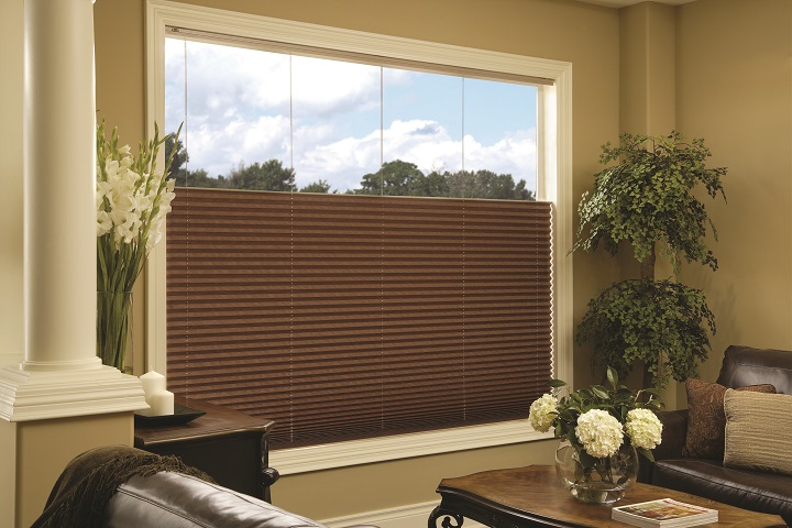 Pleated and cellular shades insulate hot and cold windows with texture